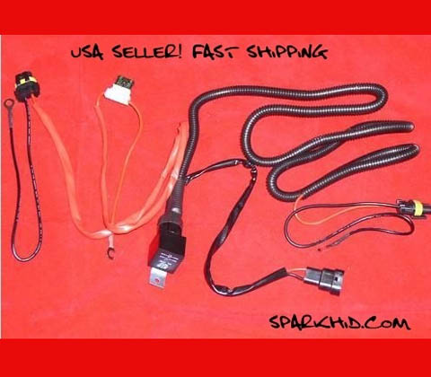 9005 9006 XENON HID RELAY WIRING HARNESS 